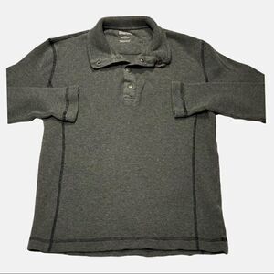 Michael Kors Charcoal Gray Longsleeve Thermal Henley